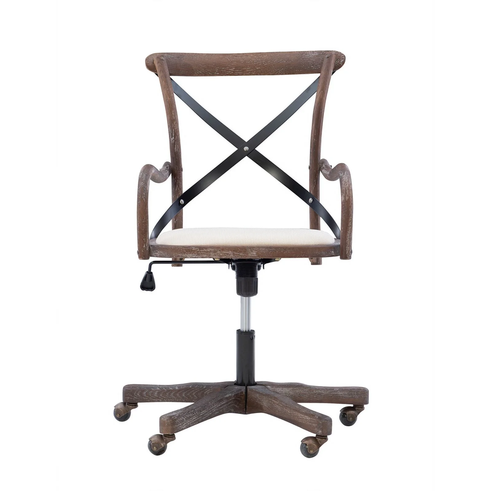 UrbanPro Transitional Wood Office Chair in Brown