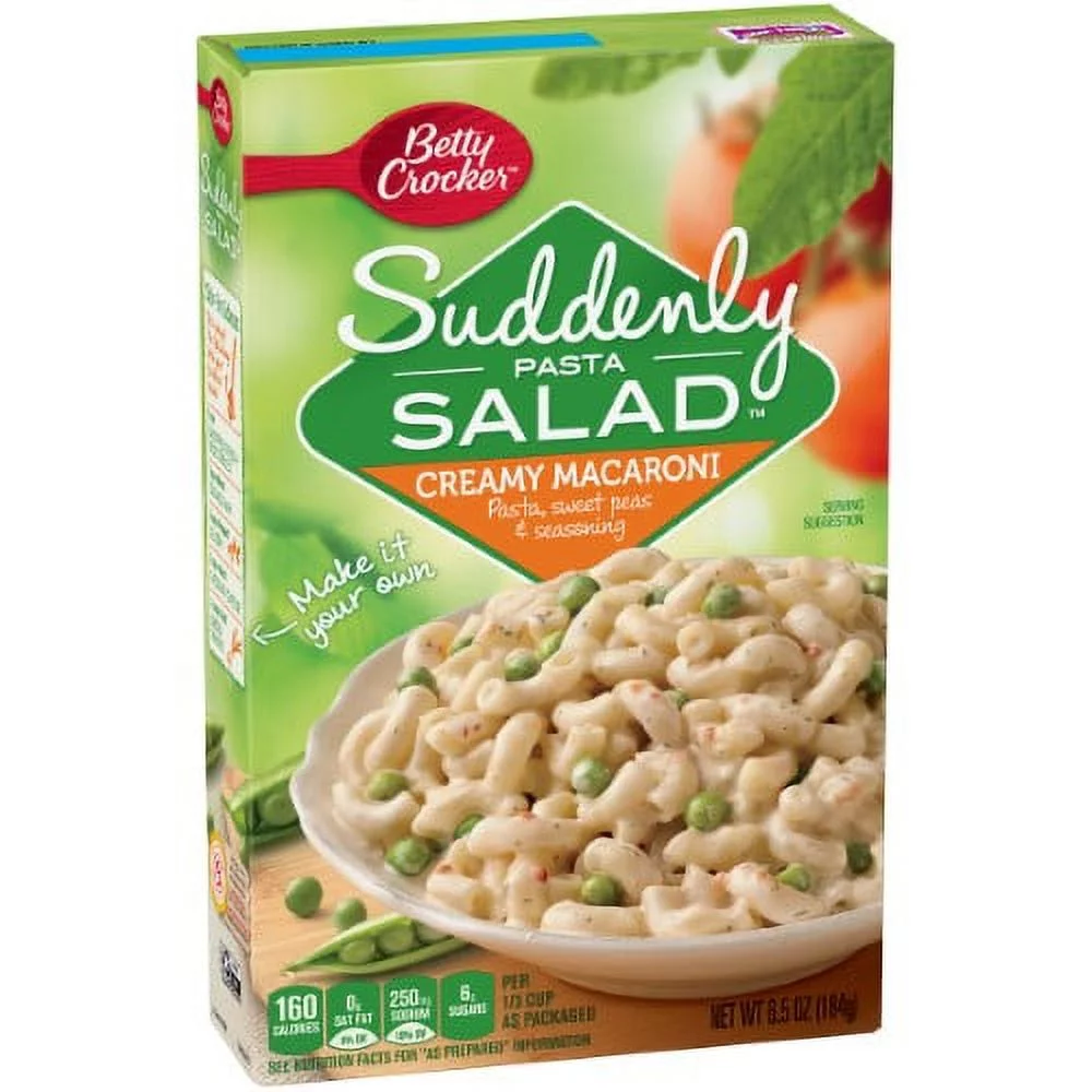 Betty Crocker Suddenly Pasta Salad, Creamy Macaroni