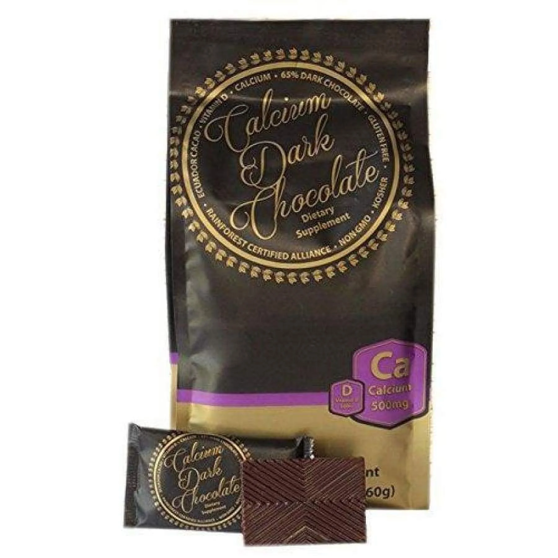 ProCare Health Dark Chocolate Calcium Bars Size: 30-Day (30ct)