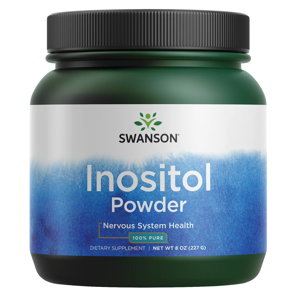 Swanson 100% Pure Inositol Powder - Natural Supplement Promoting Focus, Mental Relaxation & Mood Support - Supports Nervous System & Cellular Health - (8oz)
