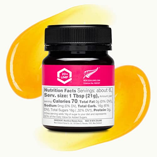 New Zealand Honey Co. Raw Manuka Honey UMF 20+ | MGO 829+, UMF Certified / 8.8oz