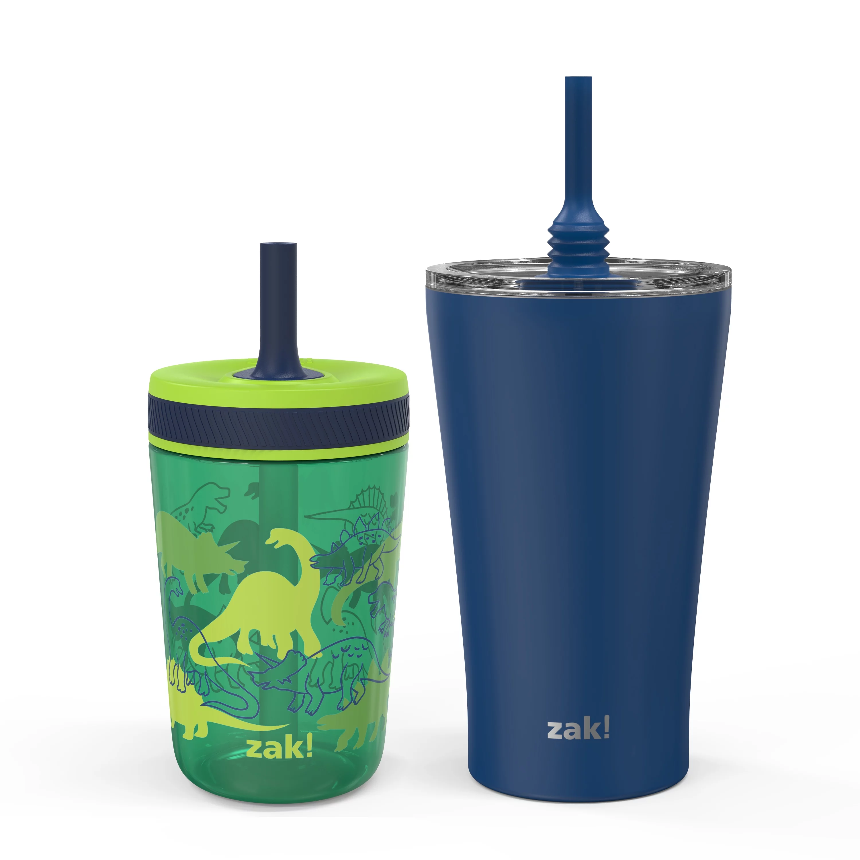 Mixed Indigo And Dino Camo Antimicrobial 20oz Stainless Steel Vancuum Alfalfa Tumbler And 15oz PP Kelso Tumbler 2pc In Remailer (Water Bottles)
