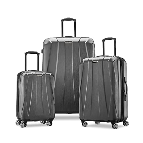 Samsonite Centric 2 Hardside Expandable Luggage with Spinner Wheels, Black, Carry-On 20-Inch