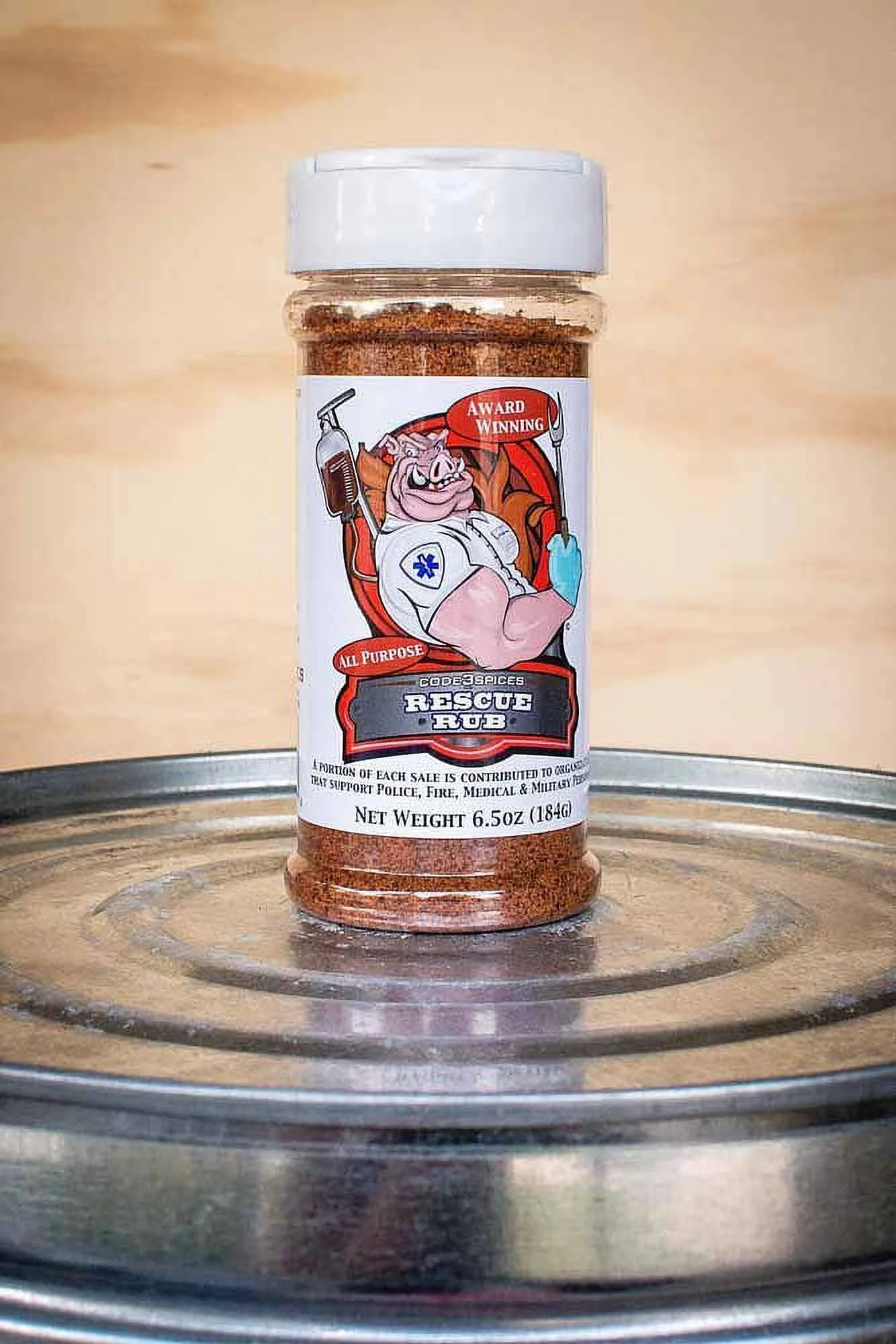 Code 3 Spices Rescue Rub All Purpose BBQ Seasoning 6 oz