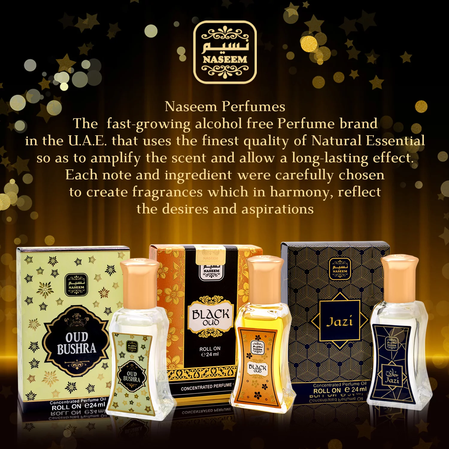 Jazi Perfume Oil Non Alcoholic Fruity Sandalwood Musk Unisex Perfume Naseem