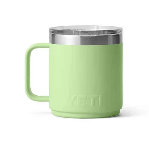 YETI Rambler 10 oz Stackable Mug, Vacuum Insulated, Stainless Steel with MagSlider Lid, Stainless
