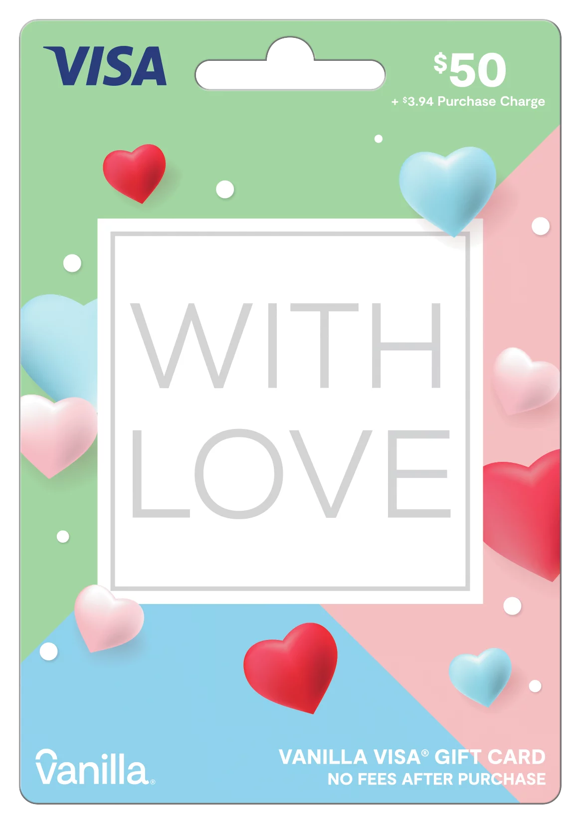 $50 Vanilla® Visa® With Love Gift Card