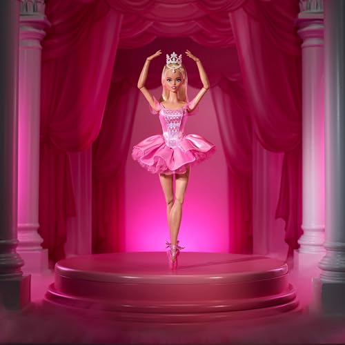 Barbie Signature Ballet Wishes Doll, Collectible Fashion Doll in Satiny, Pink Tutu with Blonde Hair and Giftable Packaging