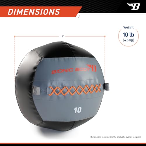 Soft Medicine Ball Weighted Slam Wall Ball for Cardio Workout and Core Training – Ideal for Squat, Lunge, and Partner Toss