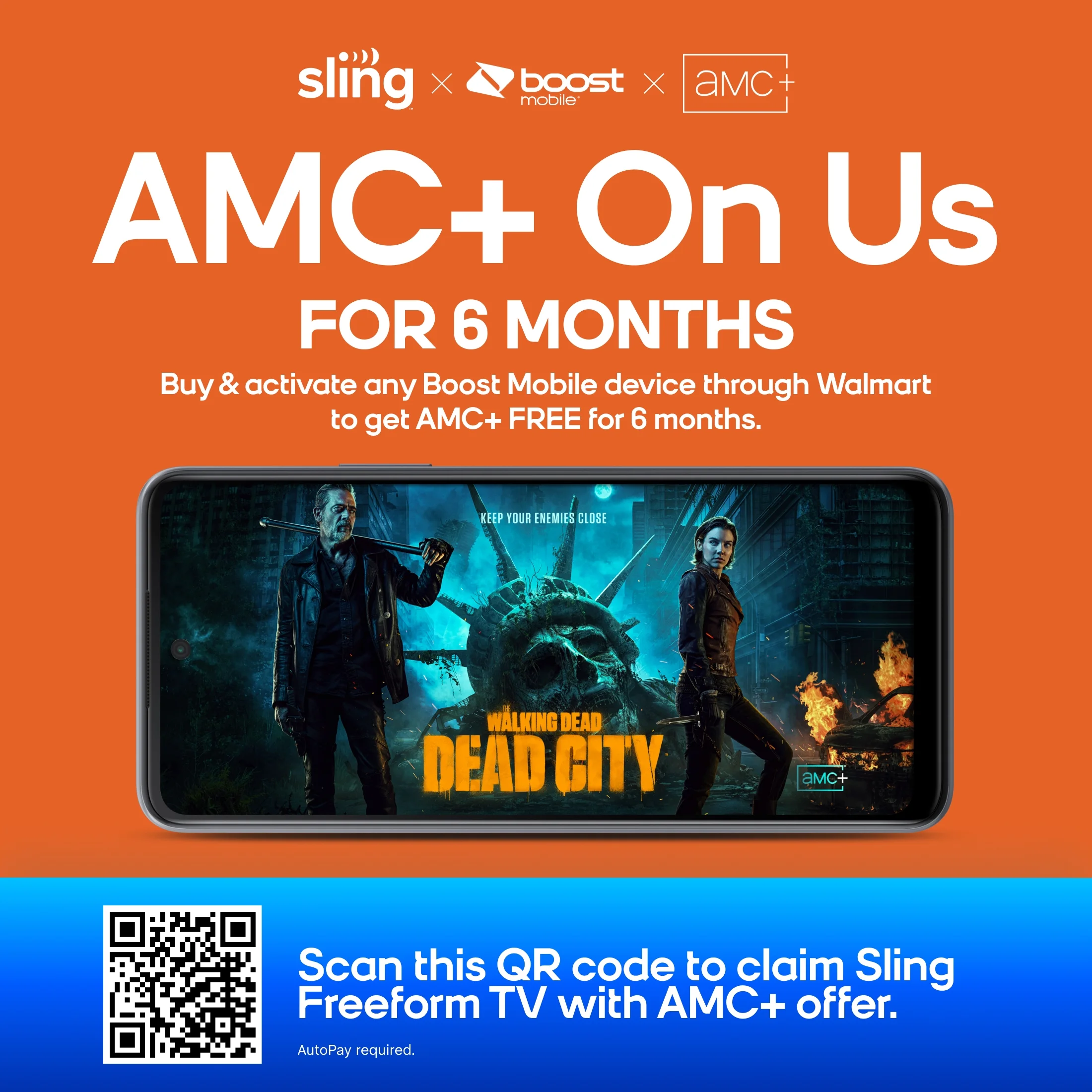 Boost Mobile Bounce 4G, 32GB, Black - Prepaid Smartphone