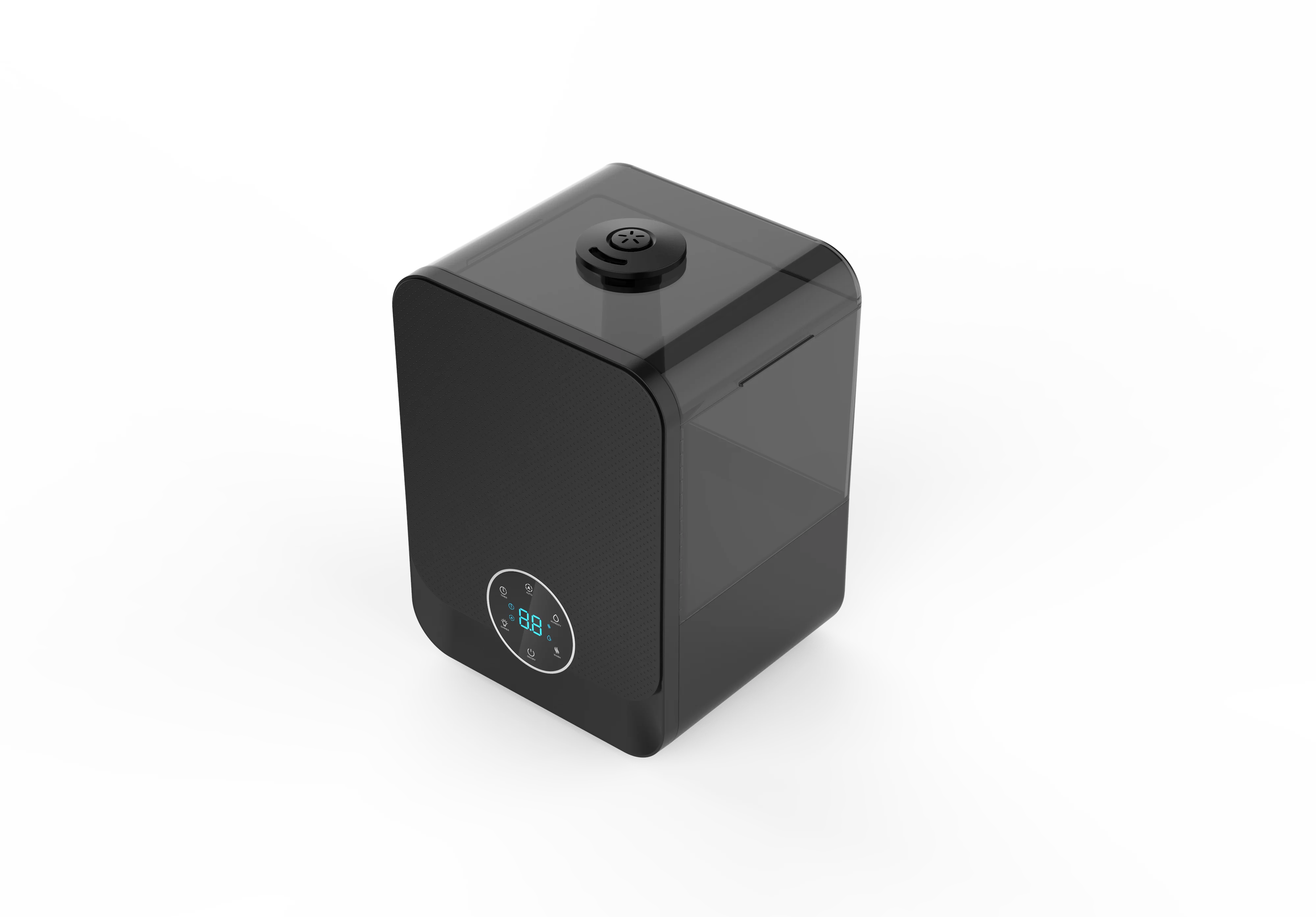 Better Homes & Gardens 1.6 Gal Ultrasonic Warm/Cool Mist Humidifier with Remote, Black