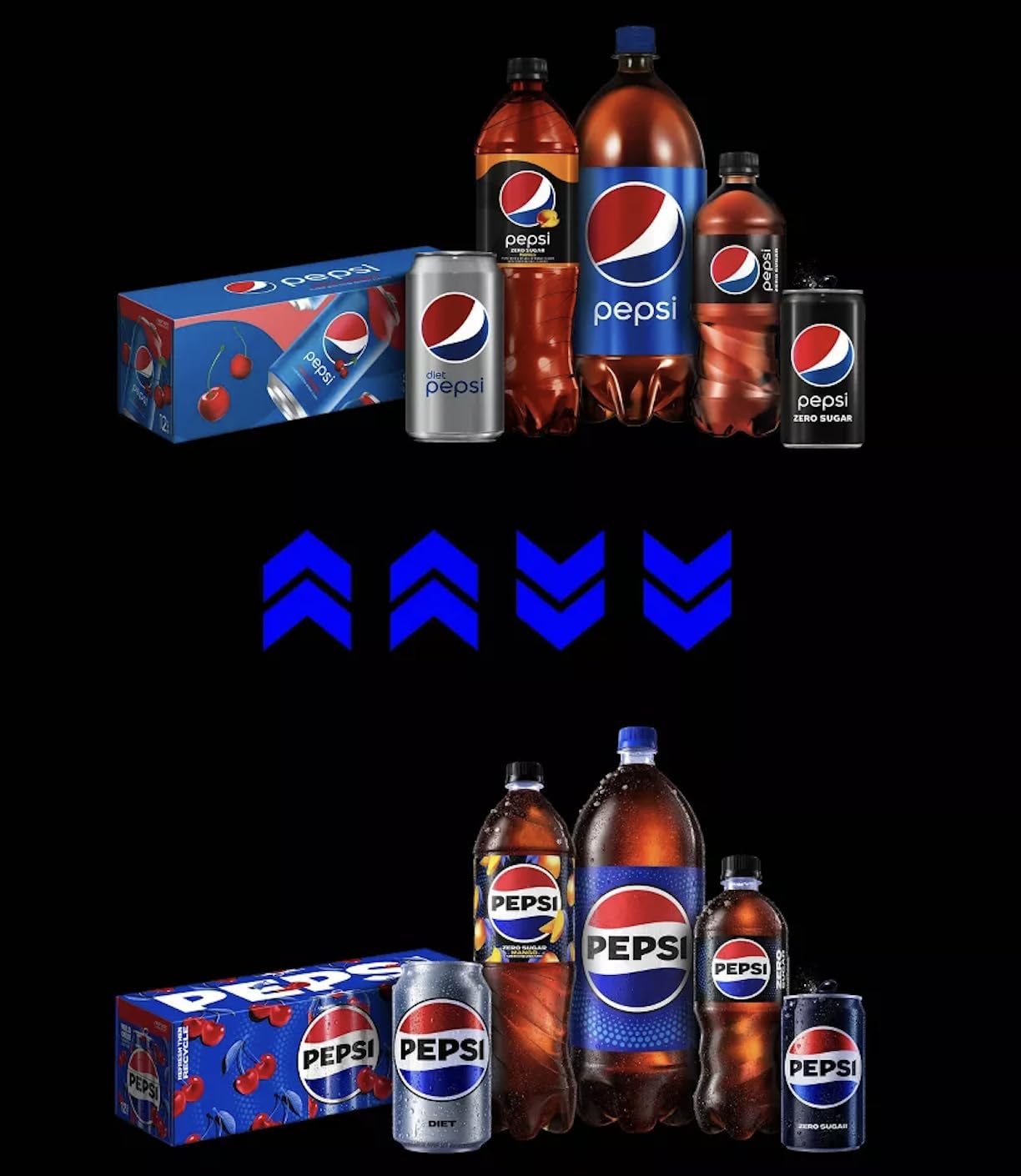 Pepsi Soda 20oz Bottles (Pack of 24)