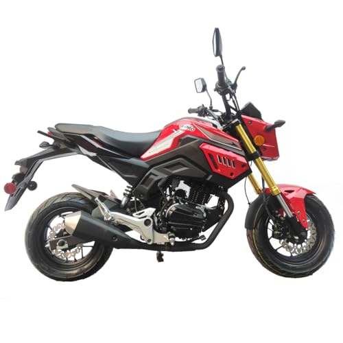 X-PRO Vader 150 Street Motorcycle with 5-Speed Manual Transmission, Electric/Kick Start! 12