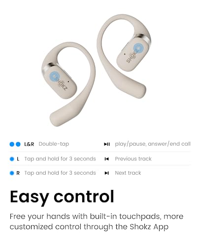 SHOKZ OpenFit Over Ear Bluetooth headphones