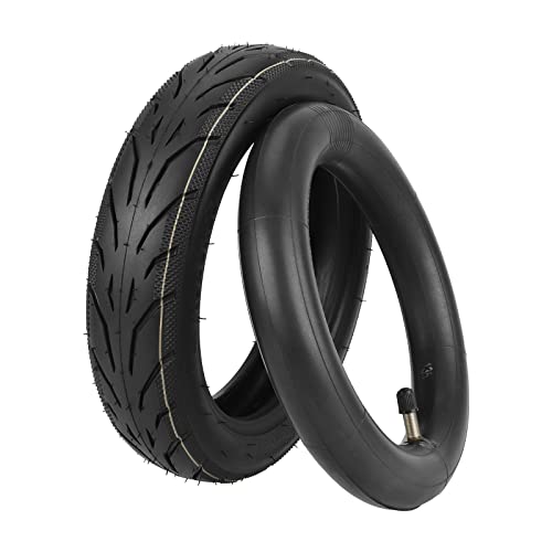 MIMIRACLE 10 x 2.125 Rubber Pneumatic Tire & Inner Tube Set Compatible with Segway Ninebot F Series Electric Scooters - Fits F20, F25, F30, F40