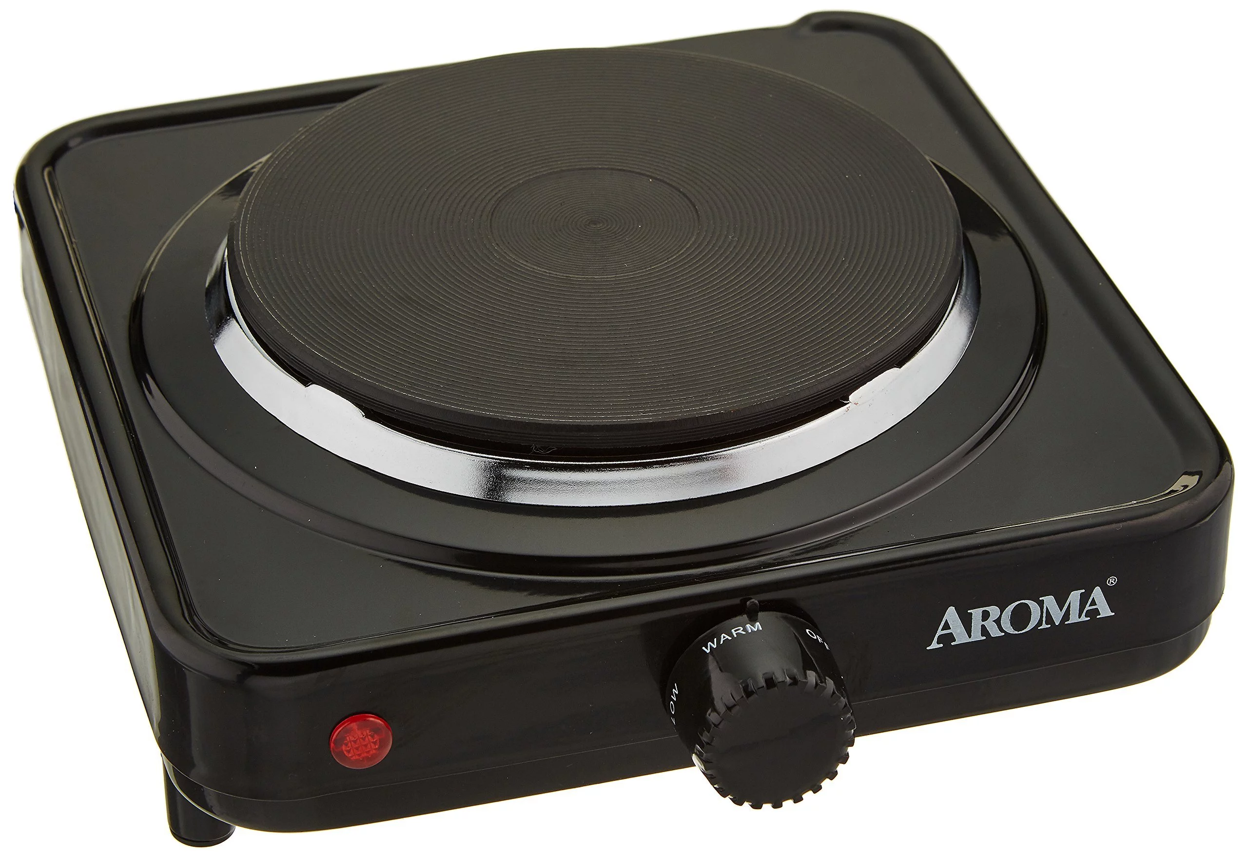 Aroma Housewares AHP-303/CHP-303 Single Hot Plate, Black