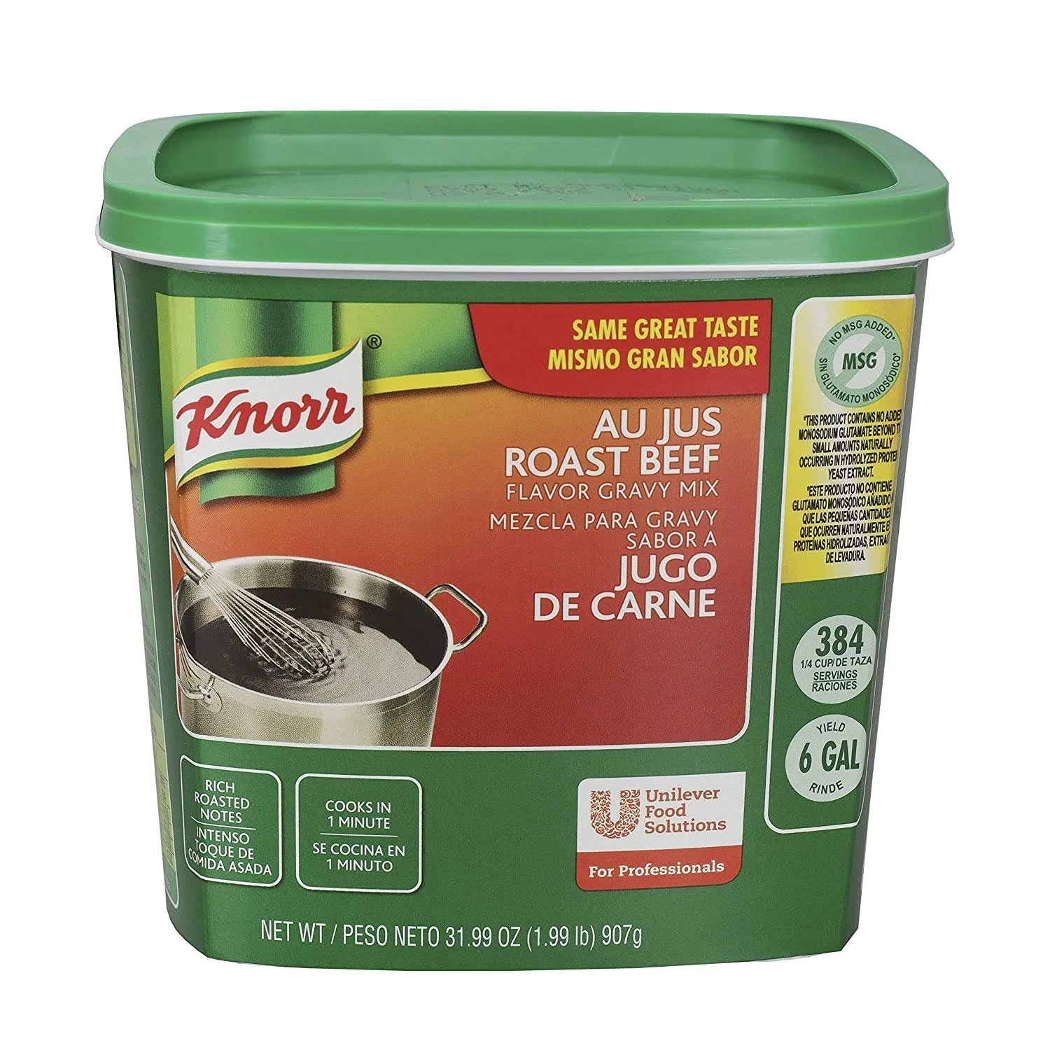 Knorr Au Jus Roast Beef Flavor Gravy Mix 1.99 lb, Pack of 2