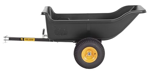 Polar TA1500 Tandem Axle Utility Trailer – 22 Cu. Ft. ATV/UTV Hauling Trailer with 1500 lb. Capacity – Rugged Rubber Wide Track Tires – Model 8262