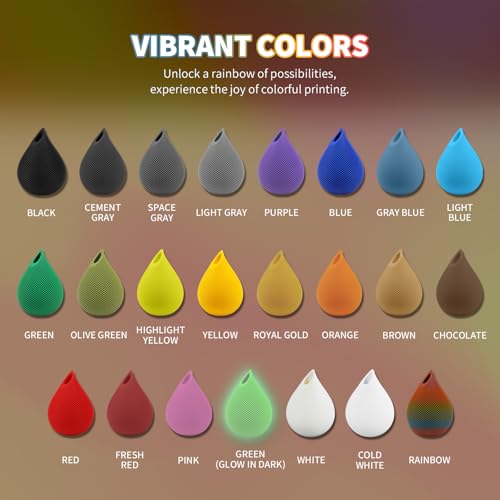 OVERTURE PLA Filament 1.75mm PLA 3D Printer Filament, 2kg Cardboard Spool (4.4lbs), Dimensional Accuracy +/- 0.02mm, Fit Most FDM Printer (Black 2-Pack)