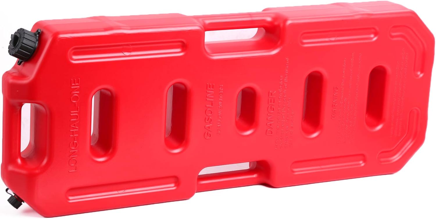 WINTOOLS 20 L/5.28 Gallon Gasoline Pack Gas Container Fuel Can (Red) Pack of 2