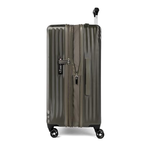 Travelpro Maxlite Air Hardside Expandable Carry on Luggage, 8 Spinner Wheels, Lightweight Hard Shell Polycarbonate Suitcase, Shadow Grey, Carry On 21-Inch