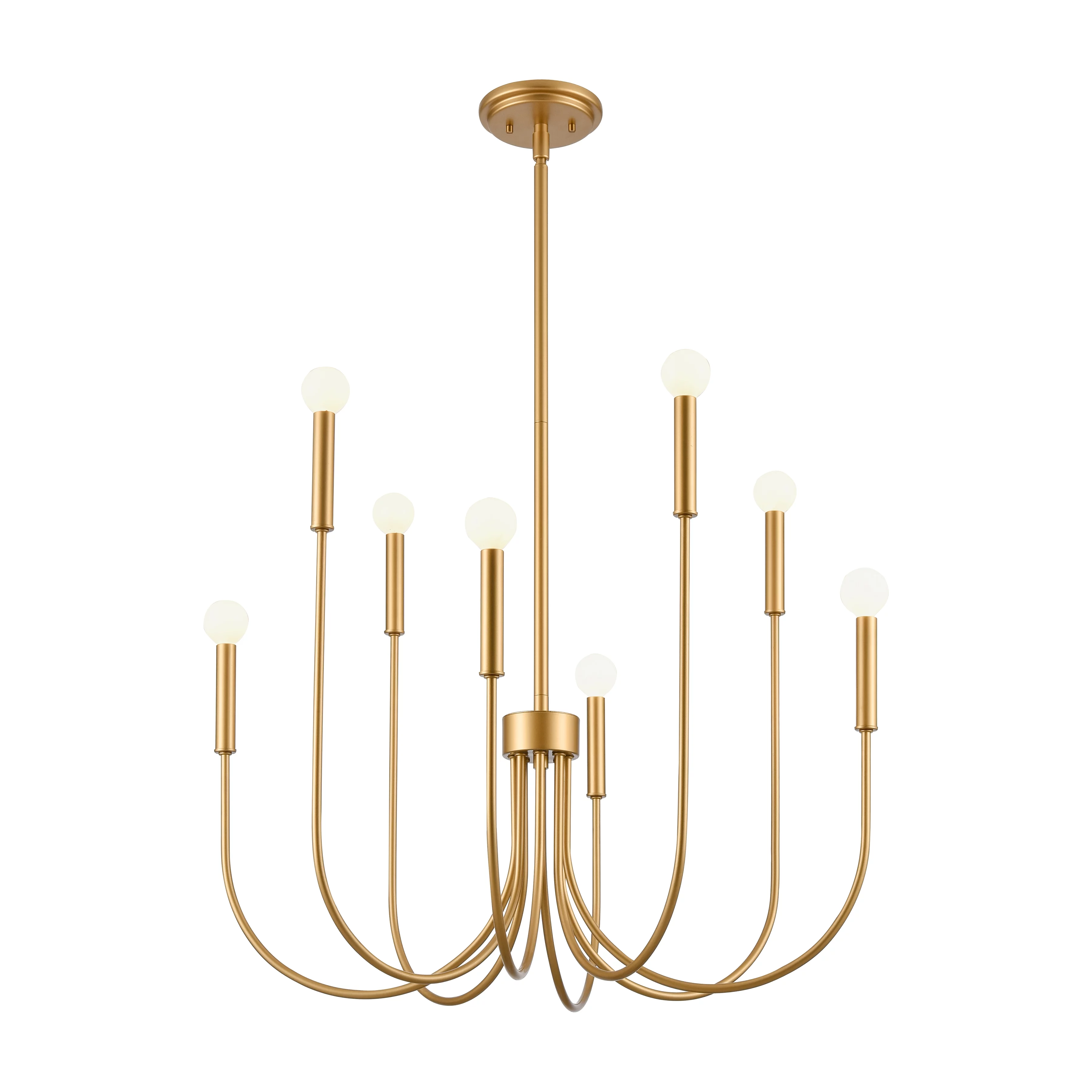 Elk Home 28-Inch Wide Ulla Chandelier, Transitional, Gold