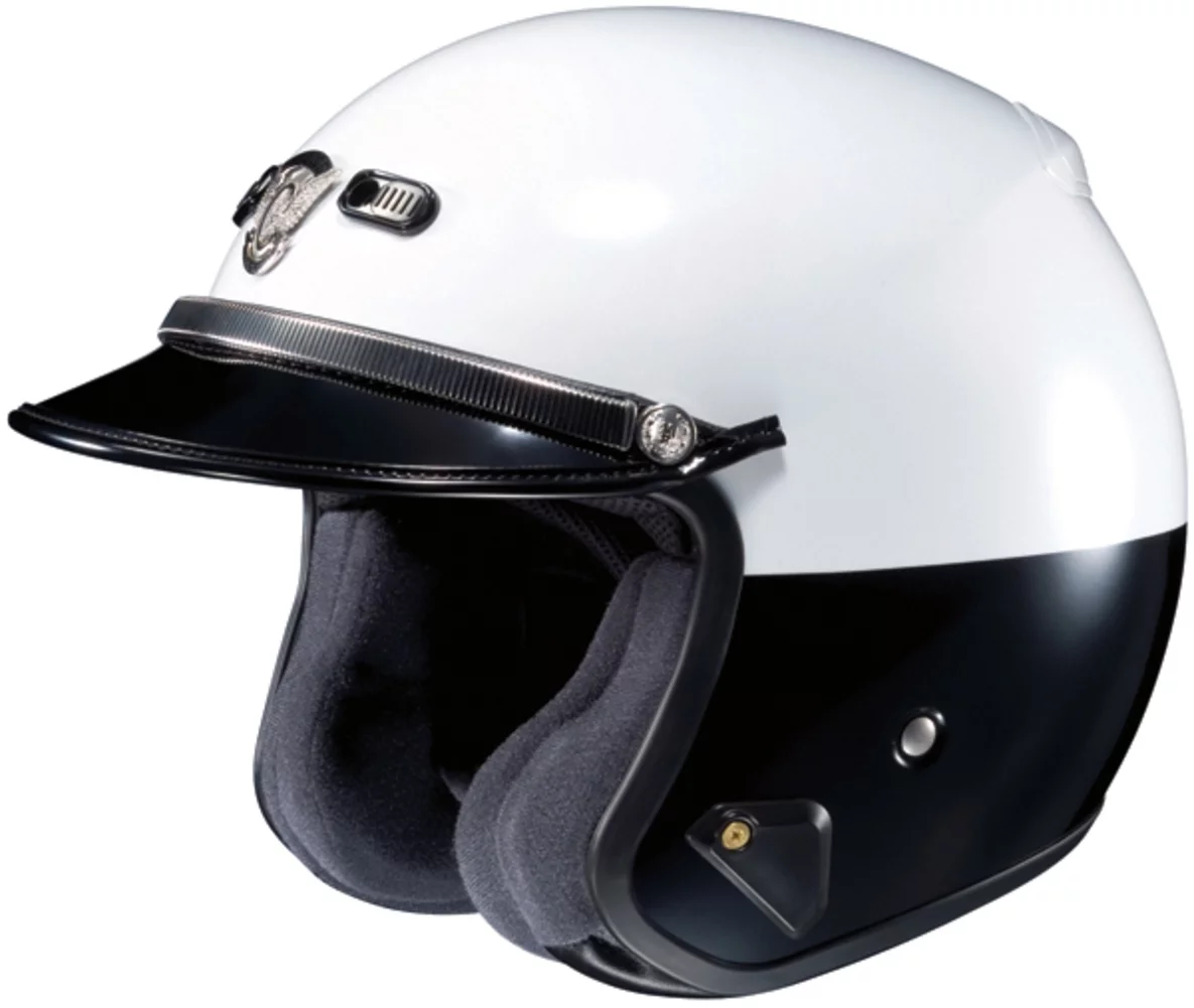 Shoei RJ Platinum LE Low Gloss Helmet (Small, Black/White)