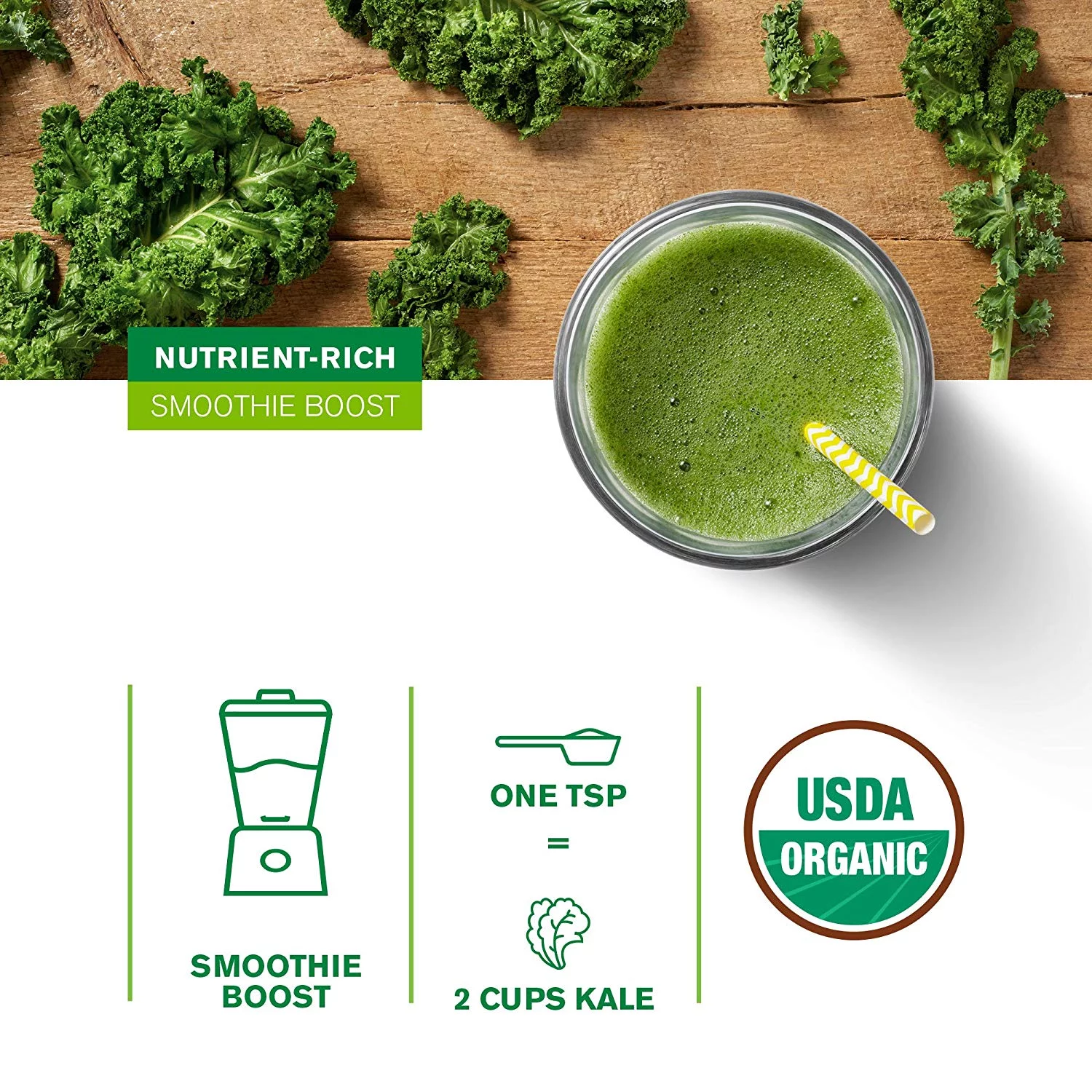 Amazing Grass Organic Kale Powder, 30 Servings