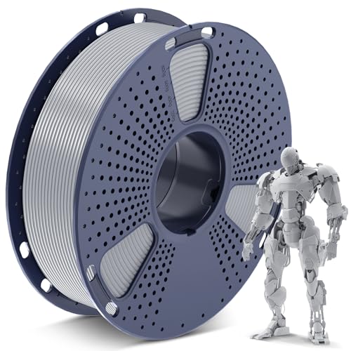 SUNLU 4kg PLA 3D Printer Filament Bundle, Neatly Wound PLA Filament 1.75mm ±0.02mm, Individually Vacuum Packed, 4kg in Total, 1kg per Spool, 4 Pack, 4000g, 4Black