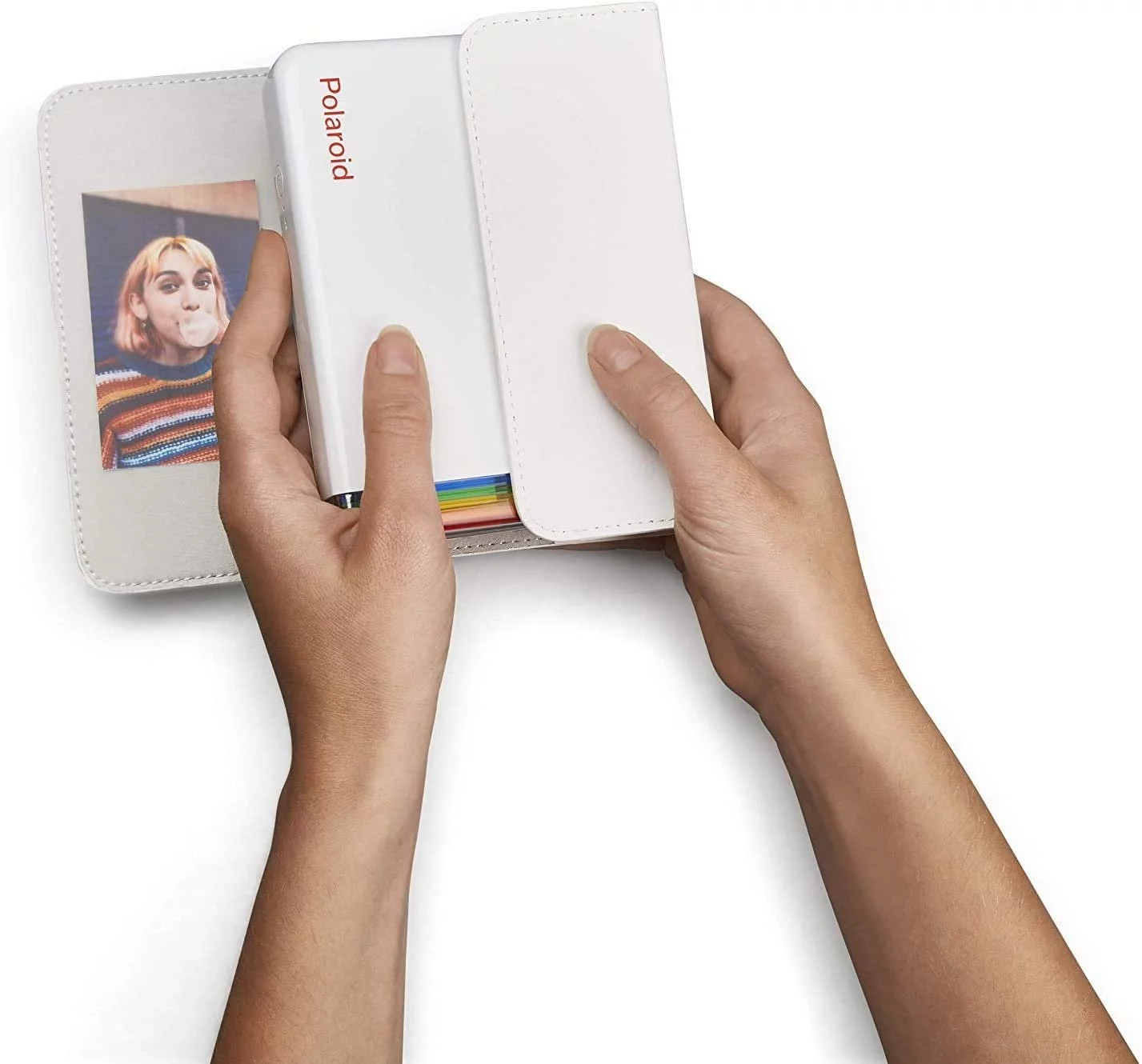 Polaroid Hi-Print - Bluetooth Connected 2x3 Pocket Phone Photo Printer with 2 Polaroid HiPrint 2x3 Paper Cartridges 40 Sheets, Special Pouch/Case and Microfiber Cloth