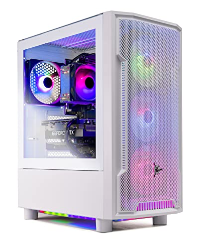 Skytech Archangel Gaming PC Desktop, Intel i5 13400F 2.5 GHz (4.6GHz Turbo Boost), NVIDIA RTX 4060 8GB GDDR6, 2TB SSD, 32GB DDR5 RAM 5200 RGB, 650W Gold PSU, Wi-Fi, Win 11 Home