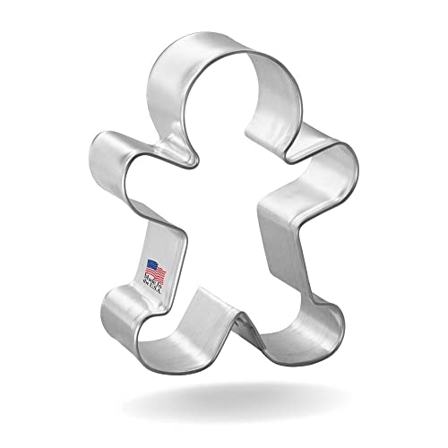1 Dozen/12 Count Gingerbread Boy 2.5 Inch Cookie Cutters from The Cookie Cutter Shop – Tin Plated Steel Cookie Cutters