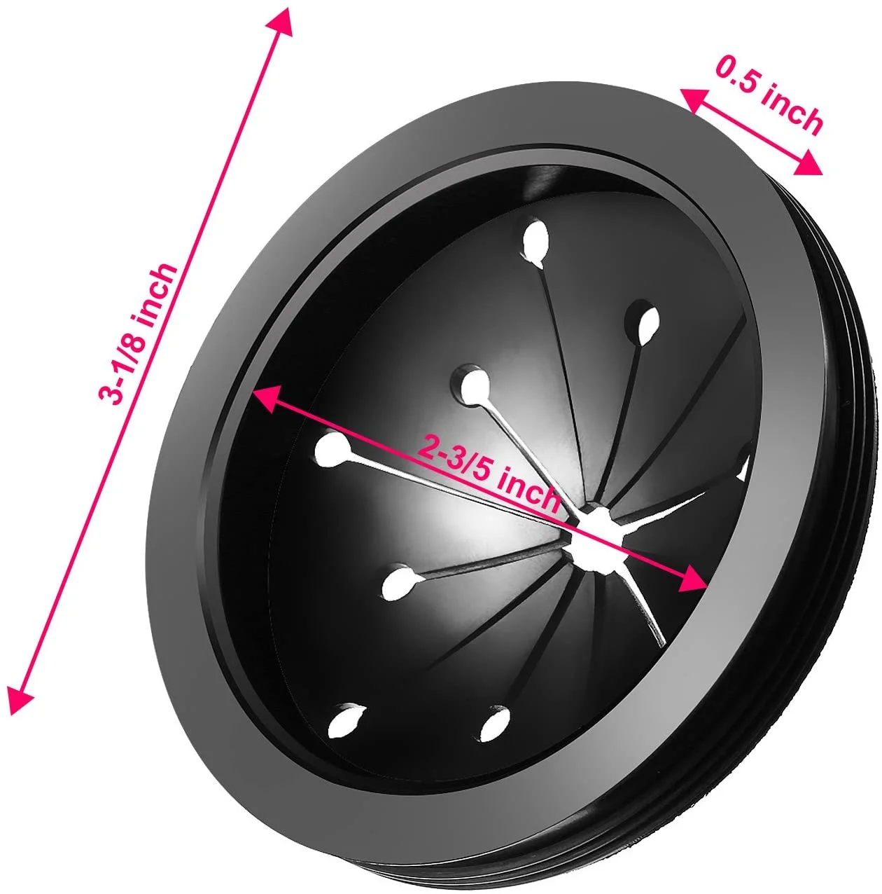 Maxdot 3 Pack Garbage Disposal Splash Guard Sink Baffle Cover Disposal Replacement Waste Food Disposal Part for Kitchen