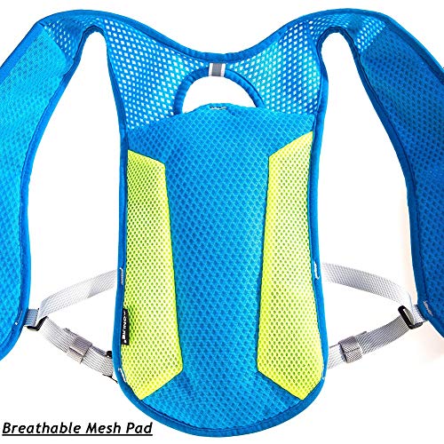 AONIJIE Hydration Packs 5.5L Trail Running Vest with 2L Bladder Reservoir Marathoner Hydro Backpack