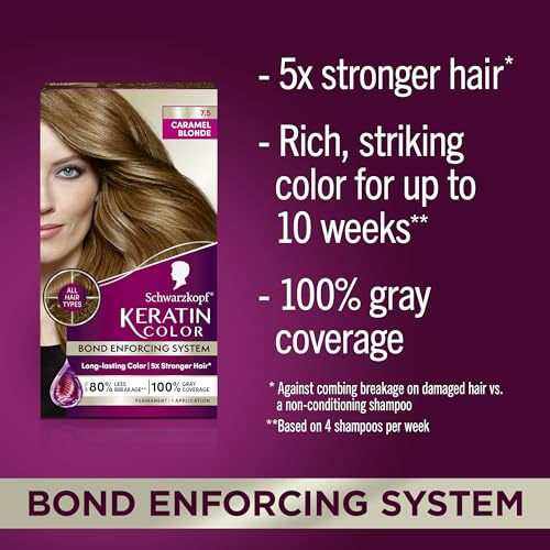 Schwarzkopf Keratin Blonde Hair Dye Platinum Blonde 001, Ultra Lightening Kit, 1 Application - Hair Bleach Enriched with Keratin, Lightens up to 9 Levels and Protects Hair from Breakage**