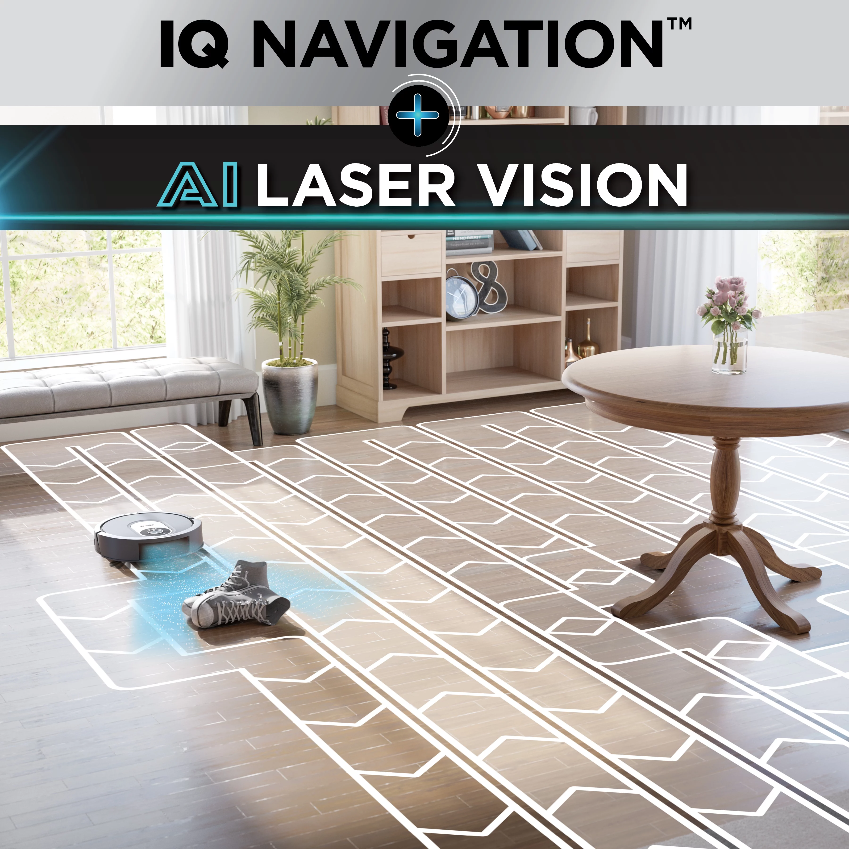 Shark RV2001 AI Robot Vacuum with Self-Cleaning Brushroll