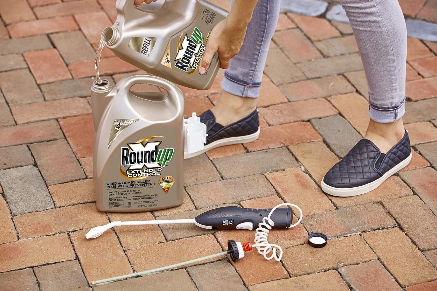 Roundup Ready-To-Use Extended Control Weed & Grass Killer Plus Weed Preventer II Refill 1.25 gal.