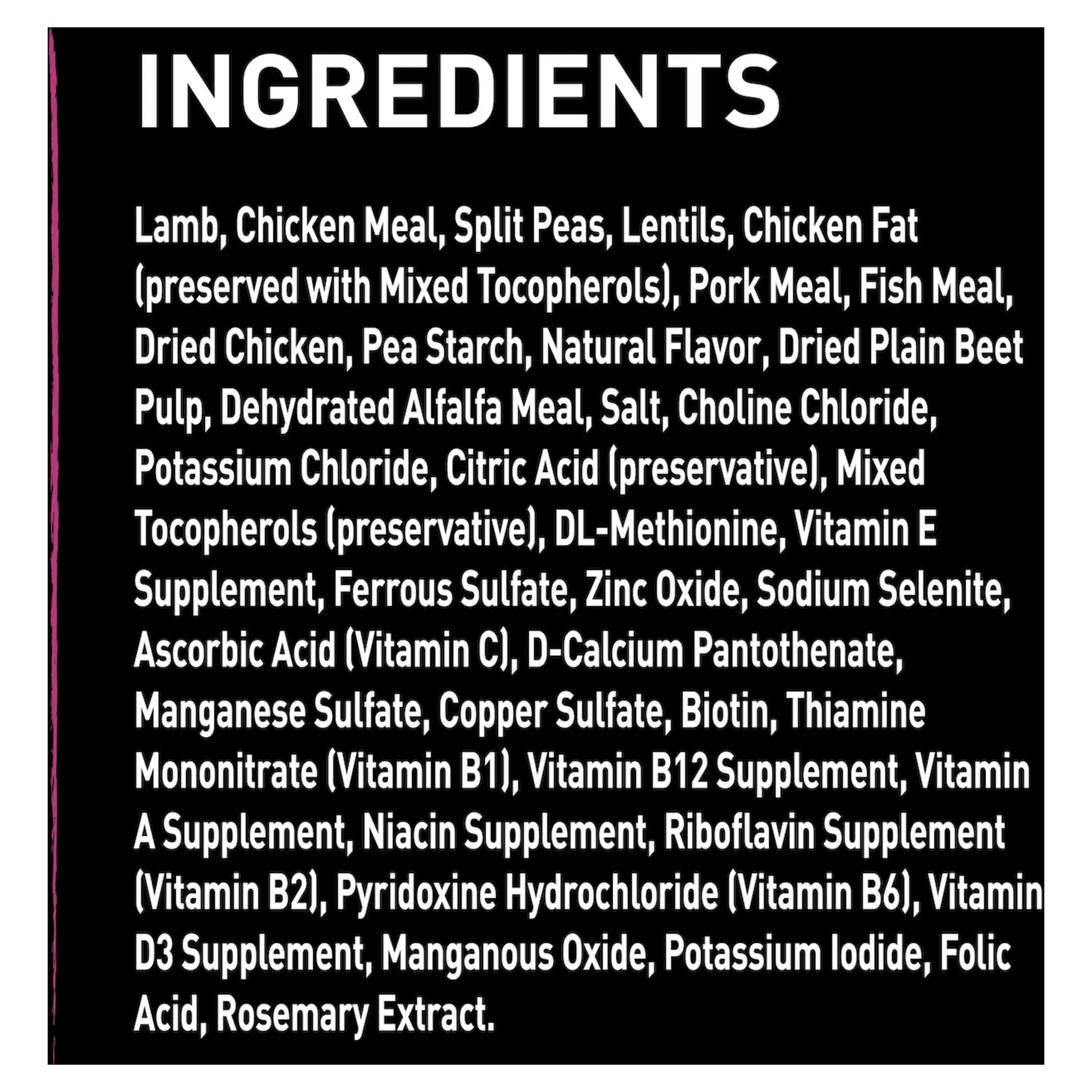 CRAVE Grain Free Adult Dry Dog Food with Protein from Lamb, 4 lb. Bag