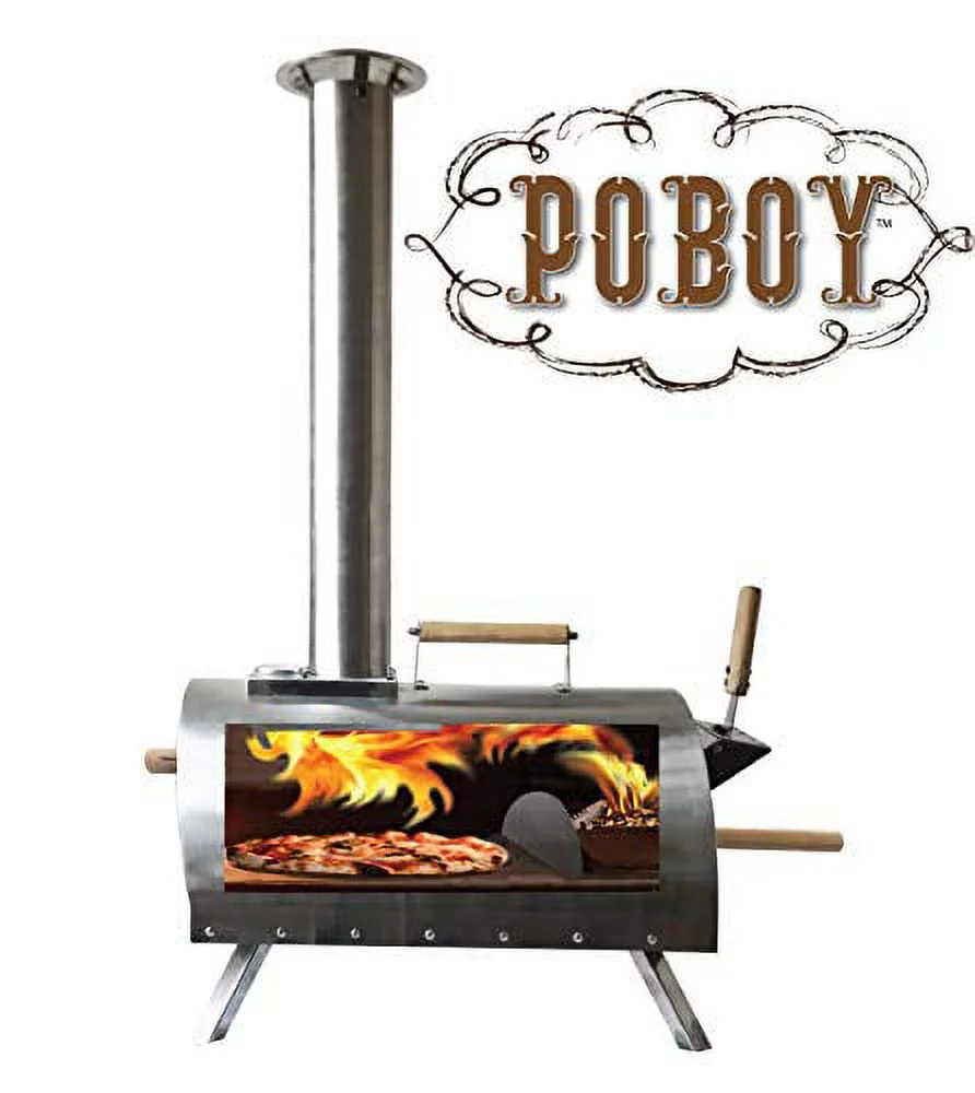 Pellethead Smokin' Po Boy Charcoal and Pellet Pizza Oven