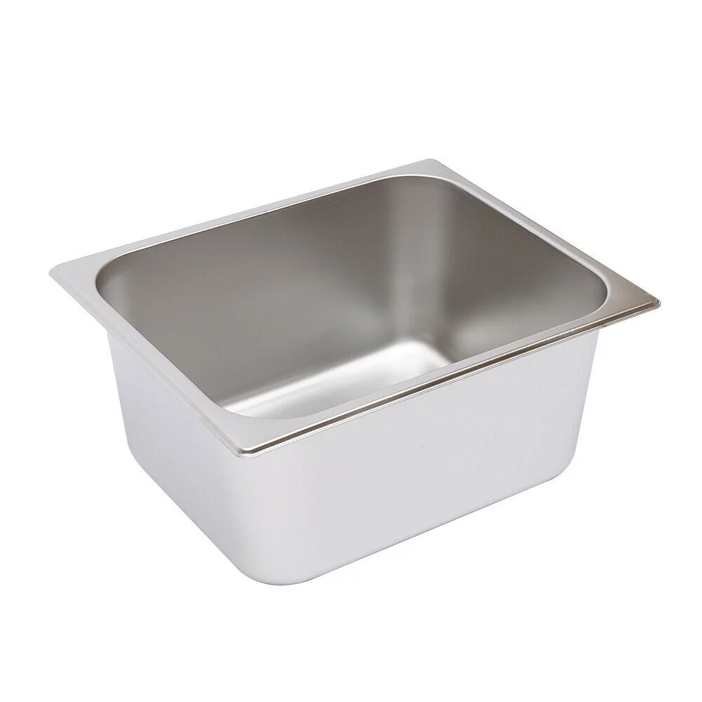 CNCEST Commercial Electric Bain Marie Commercial Food Warmer Buffet Steam Table Steamer Countertop