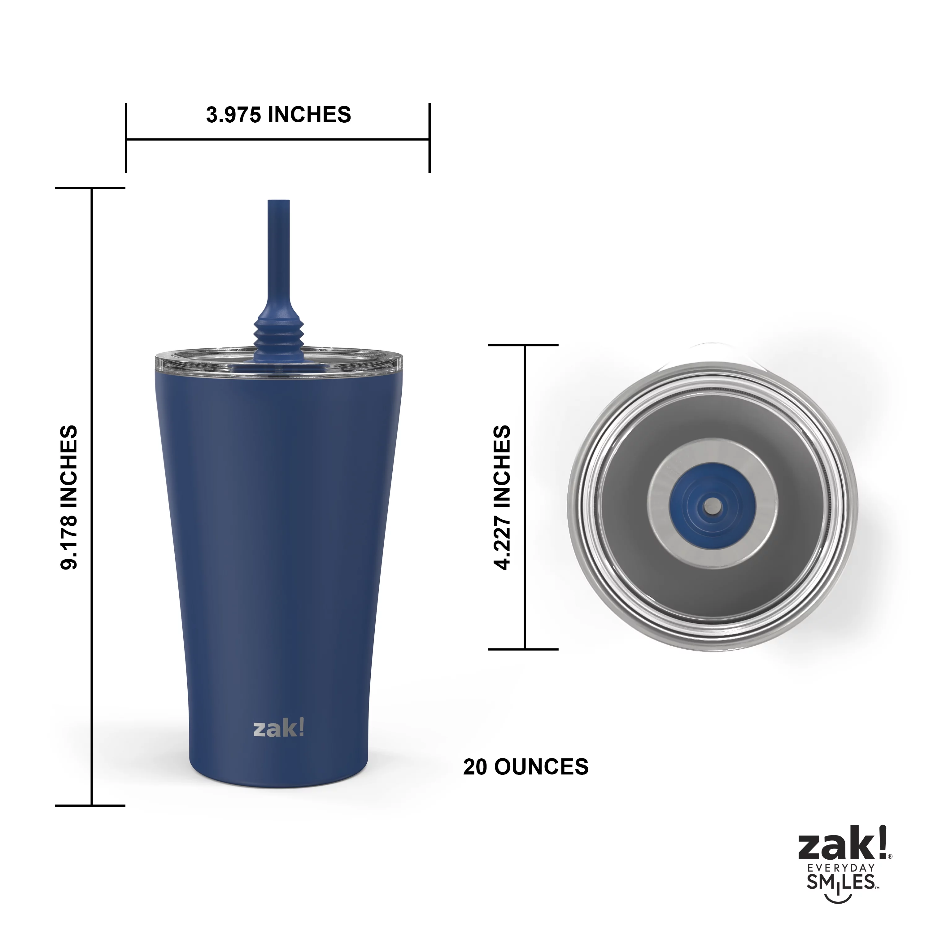 Mixed Indigo And Dino Camo Antimicrobial 20oz Stainless Steel Vancuum Alfalfa Tumbler And 15oz PP Kelso Tumbler 2pc In Remailer (Water Bottles)