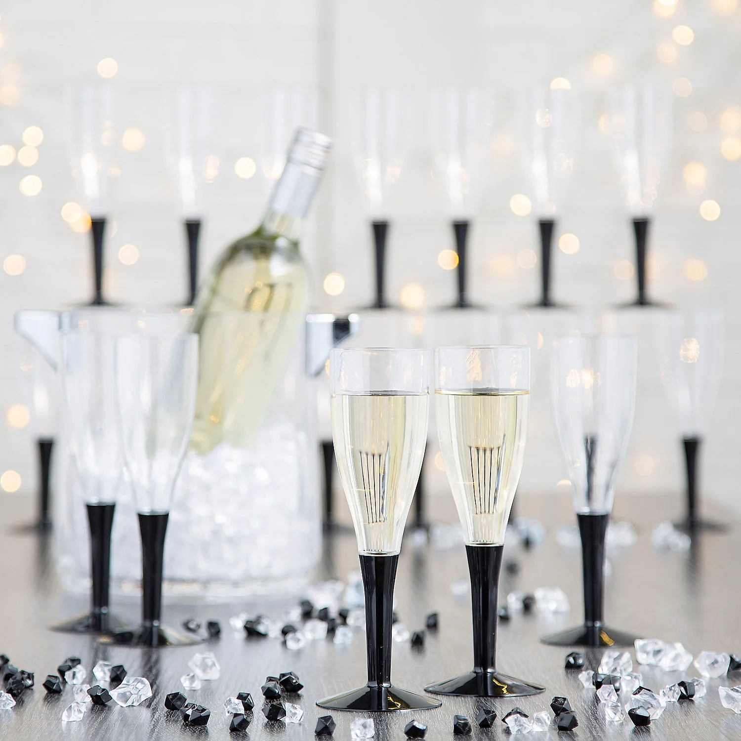 Fun Express Bulk 60 Pieces Can-Shaped Plastic Glasses