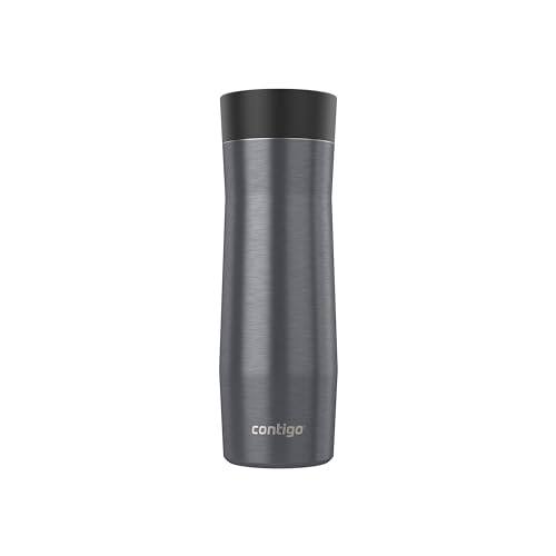Contigo AUTOSEAL West Loop Vacuum-Insulated Stainless Steel Travel Mug with Easy-Clean Lid 20 oz Sake