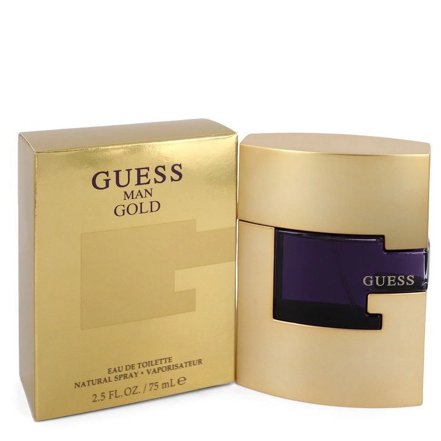 Guess Gold by Guess Eau De Toilette Spray 2.5 oz for Men Pack of 4