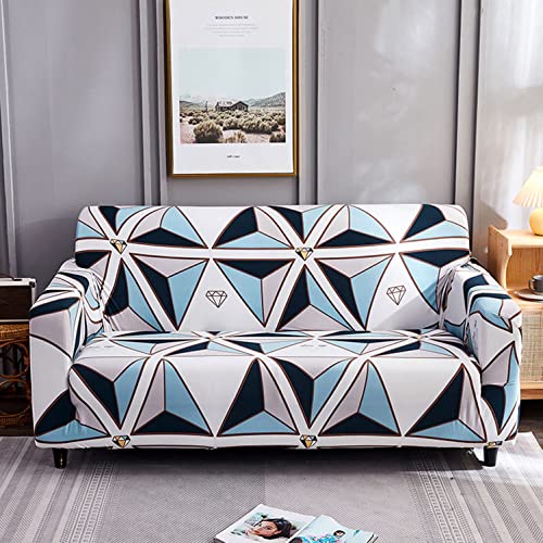 High Stretch Sofa Covers Stretch Sofa Cover Printed Universal Couch Covers Modern Style Sofa Slipcovers Soft Durable Furniture Protector for Kids & Pets -N-4 Seater(235-300cm)