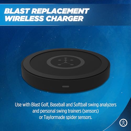 Blast Wireless Charger (Replacement) for use with Blast sensors (Works with All GEN1, GEN2, and GEN3 Blast sensors)