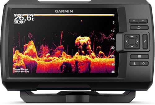 Garmin Striker Vivid 7cv, U.S. with GT20-TM Transducer - Easy-to-Use 7-inch Color Fishfinder and Sonar Transducer, Vivid Scanning Sonar Color Palettes (010-02552-00)