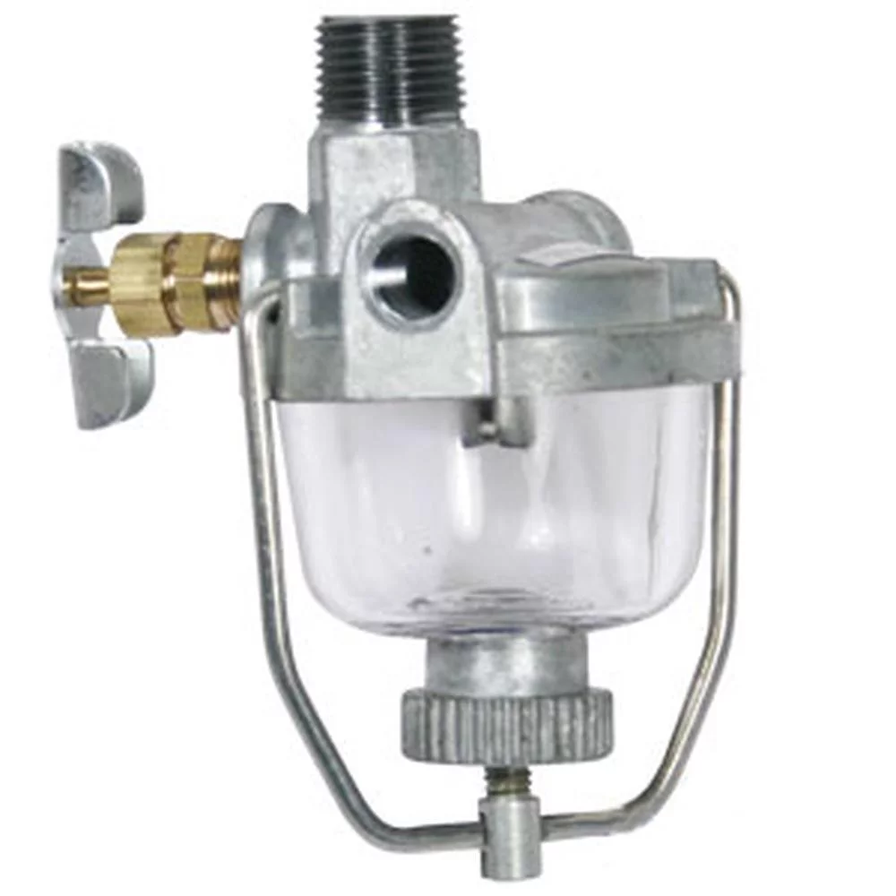 RAParts A31102 Sediment Bowl Assembly (2 outlets) Fits Case D DC DC-3 DC-4 DCS DH DI DO DV L LA LAI LI R RC S SC SC-3 SC-4 SI SO