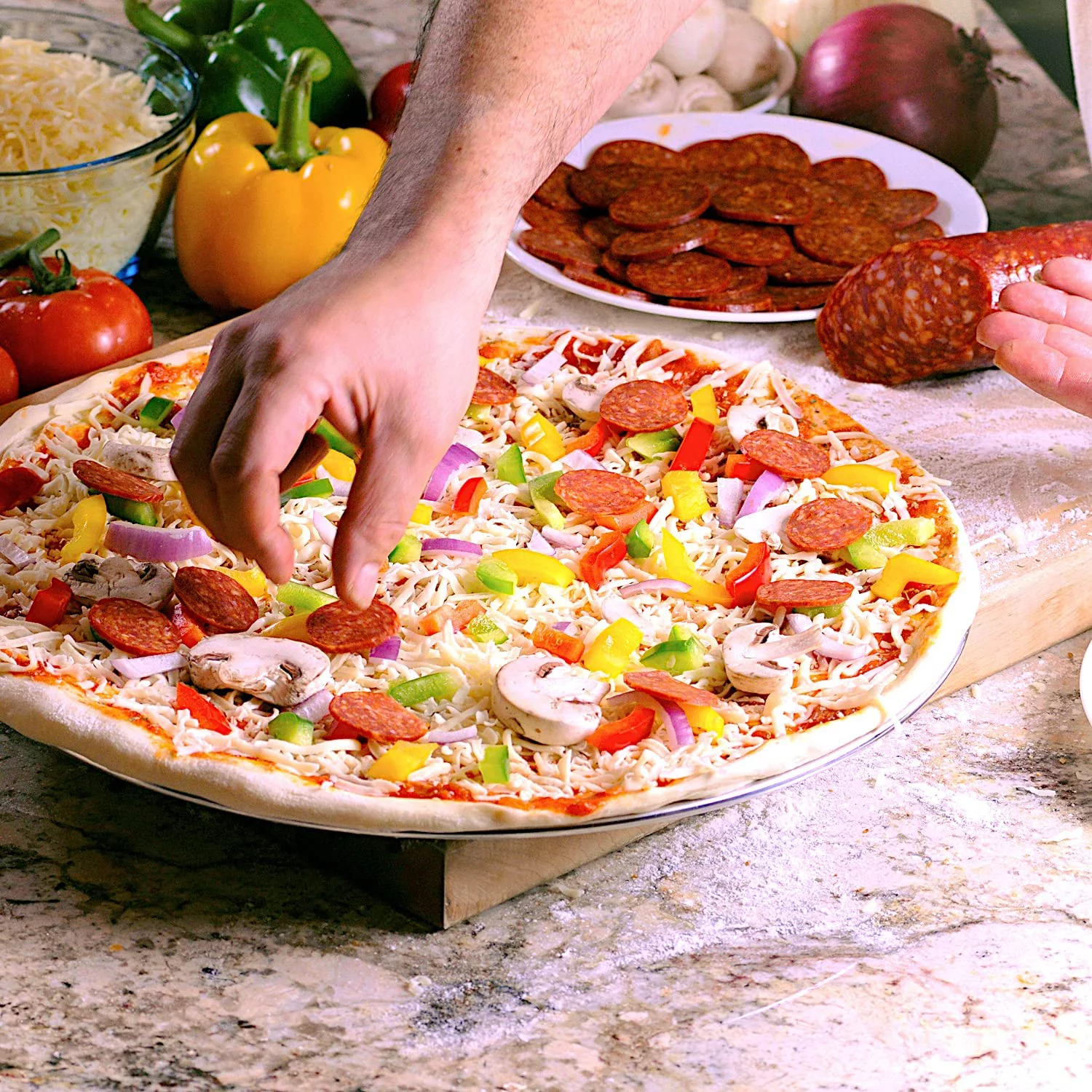 Crown Pizza Pan 10 inch, 2 Pack, Sturdy, Rust Free, Pure Aluminum, Made in Canada