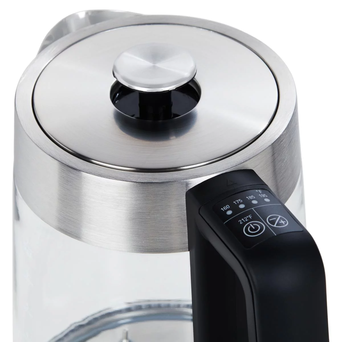 Curtis Stone 1.7 Liter 1500W Electric Glass Kettle Open Box